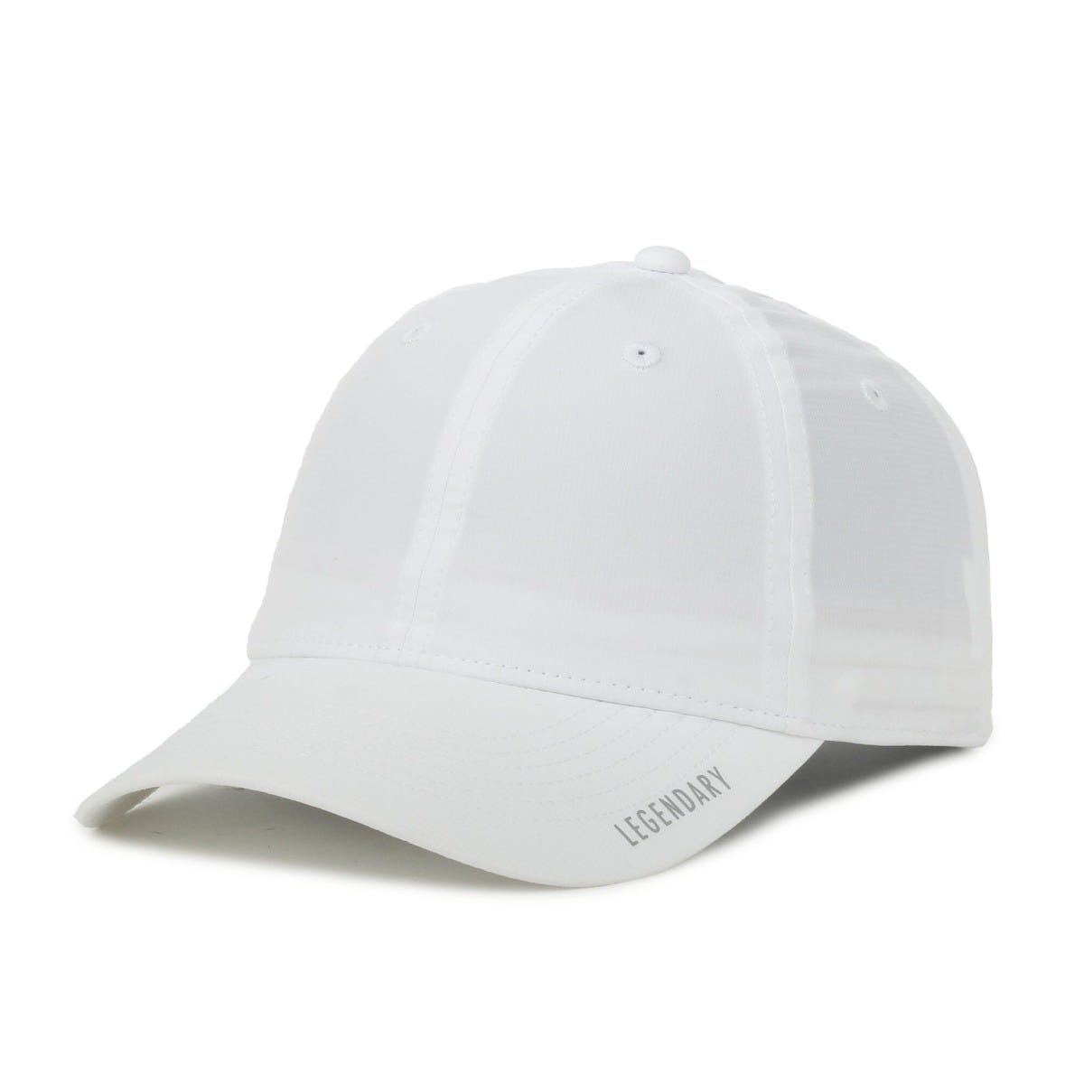 Legendary Headwear VELO SMALL Small Fit Unstructured Performance Cap - White
