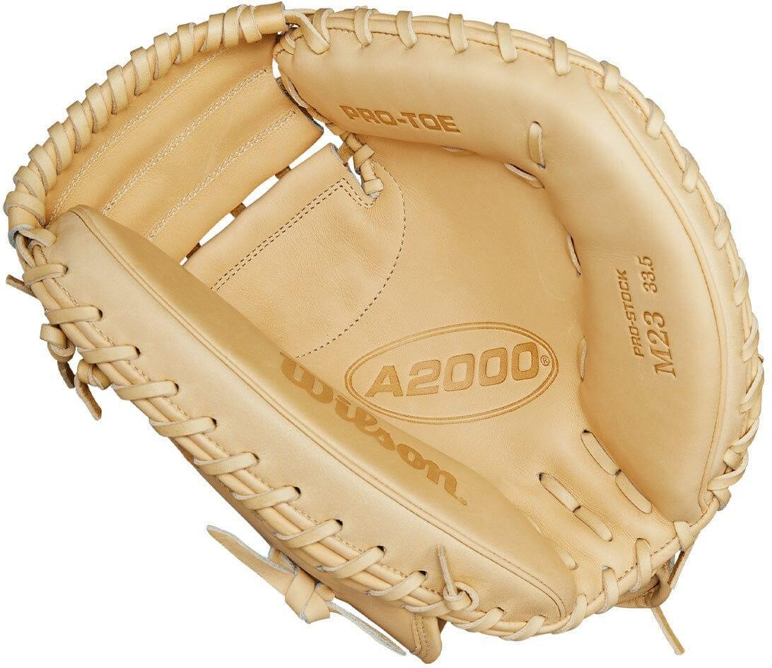 Wilson A2000 M23 33.50" Baseball Catcher's Mitt WBW102093335 - Blonde - HIT a Double - 2