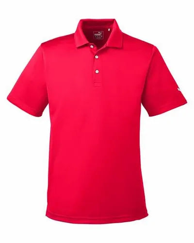 Puma Golf 596799 Men's Icon Golf Polo - High Risk Red