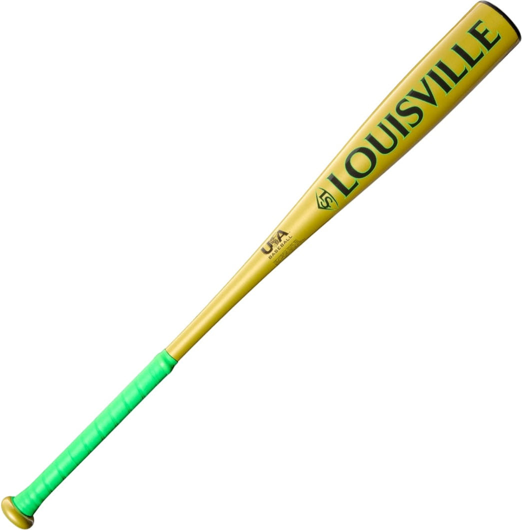 Louisville Slugger 2026 Dynasty (-11) USA Approved Bat - Green Yellow - HIT a Duble - 3