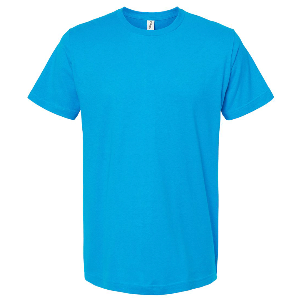 Bayside 5000BAY USA-Made Fine Jersey T-Shirt - 5000 - Turquoise