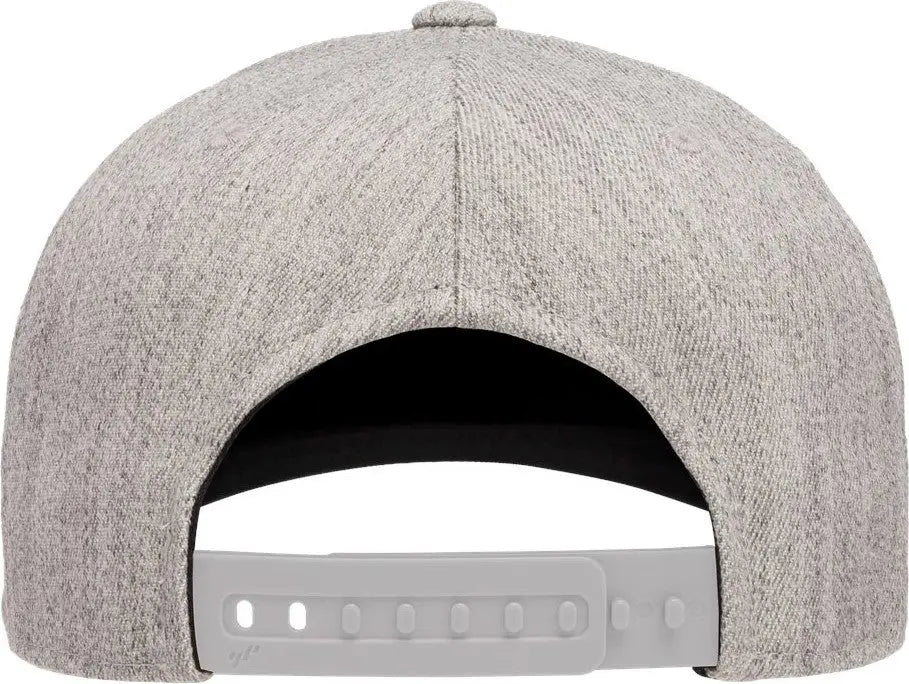 Flexfit 110f 110® Snapback Cap - Heather Grey - Gray / one Size Fits Most