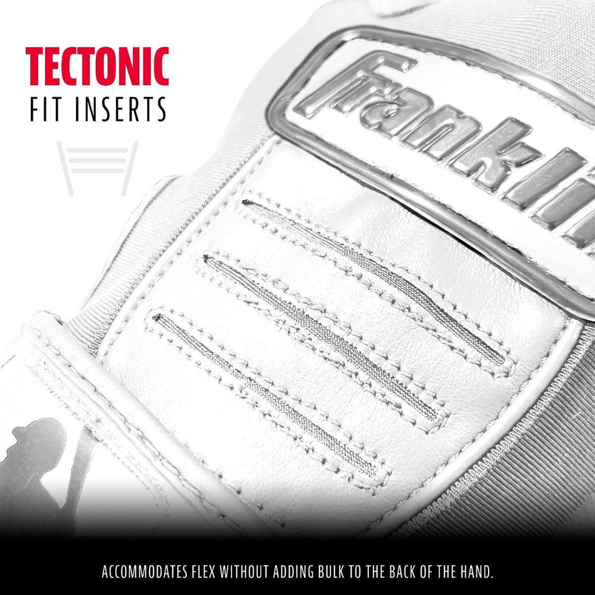 Franklin CFX Pro Youth Batting Gloves - Pearl White