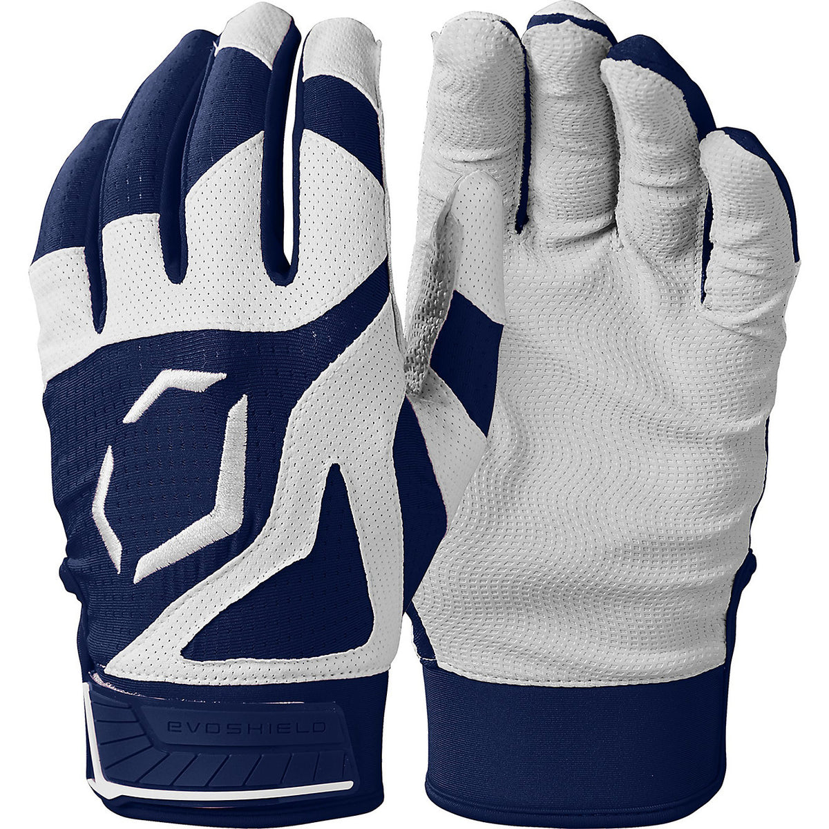 EvoShield Youth SRZ-1 Batting Gloves - Navy