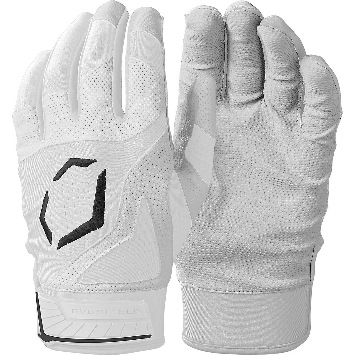 EvoShield Youth SRZ-1 Batting Gloves - Team White
