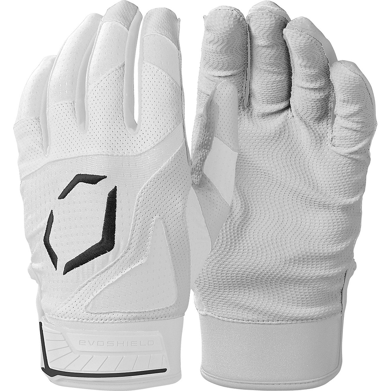EvoShield Youth SRZ-1 Batting Gloves - Team White