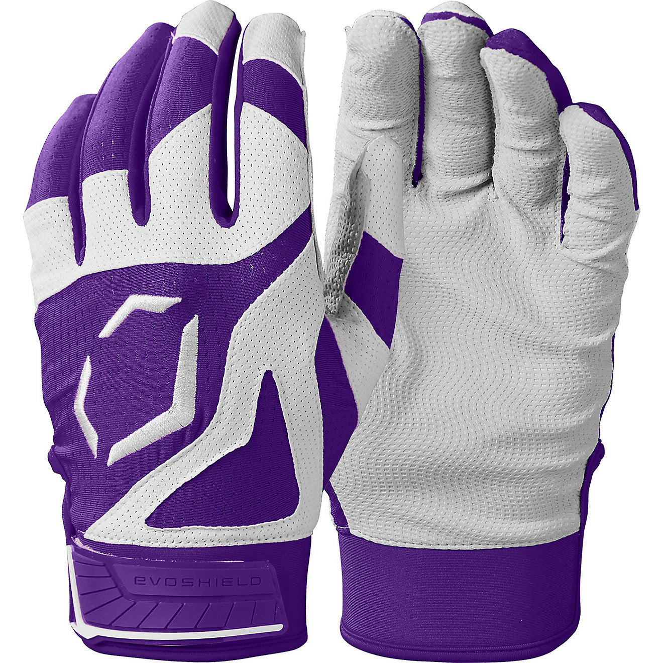 EvoShield Youth SRZ-1 Batting Gloves - Purple