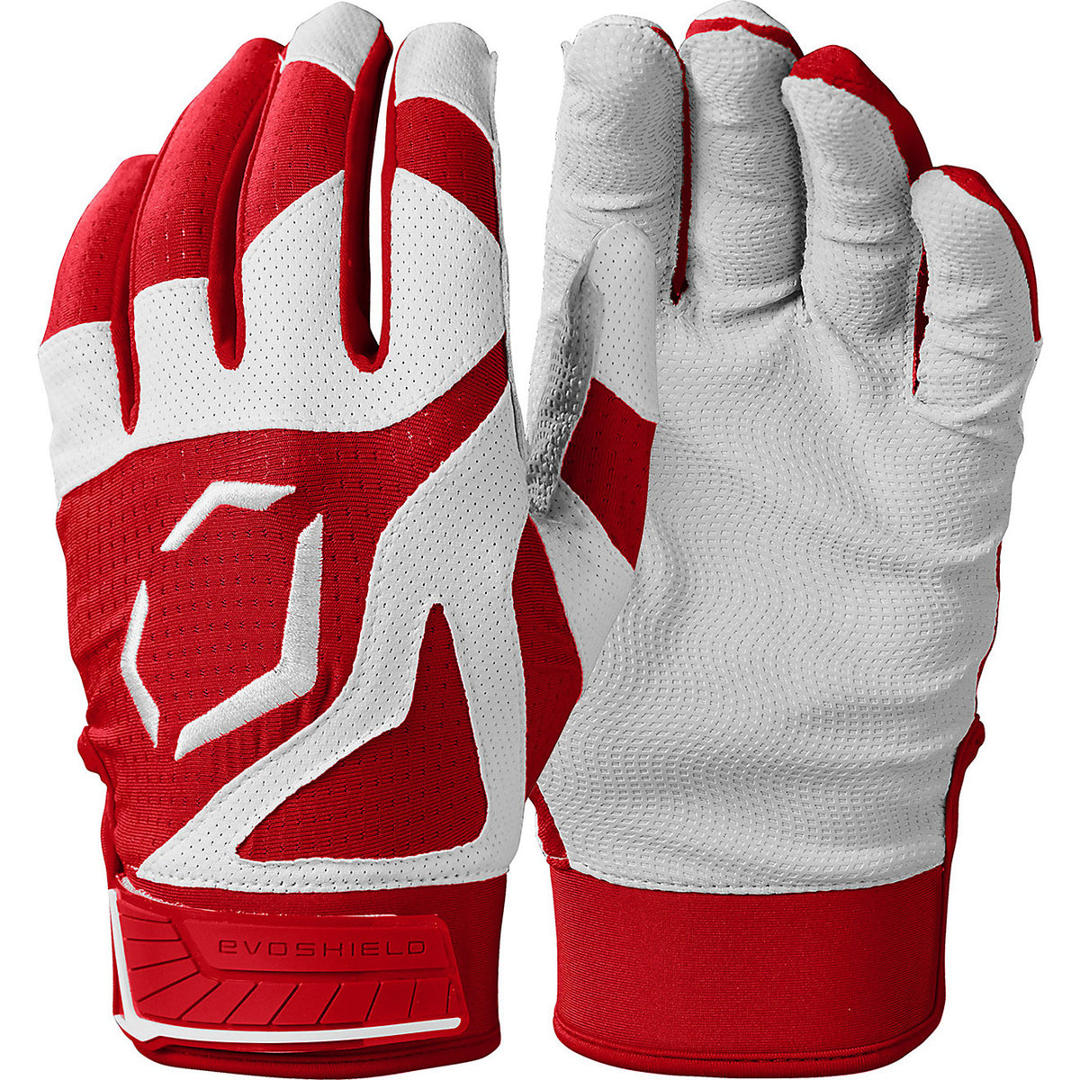 EvoShield Youth SRZ-1 Batting Gloves - Scarlet
