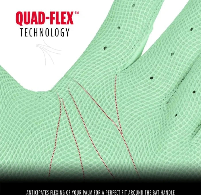 Franklin Youth CFX Pro Batting Gloves - Mint - HIT a Double - 1