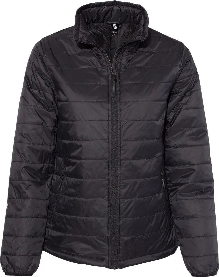 Independent Trading Co. Exp200pfz Women’s Puffer Jacket - Black / Xs