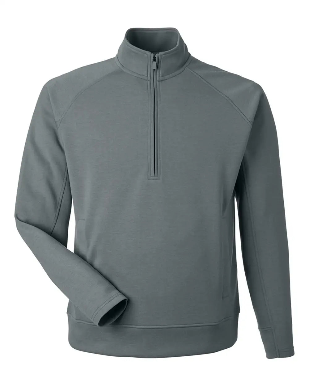 J. America 8751j Apex Fleece Quarter-zip Sweatshirt - 8751 - Steel - Adult s