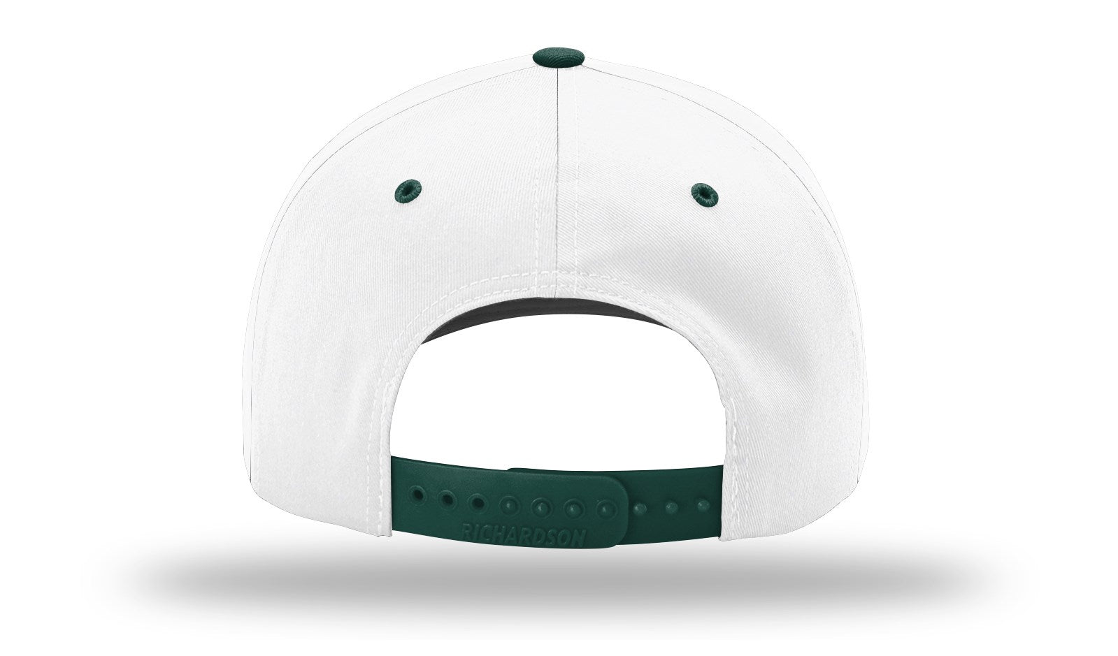 White/Dark Green Pro Twill Snapback  grouped