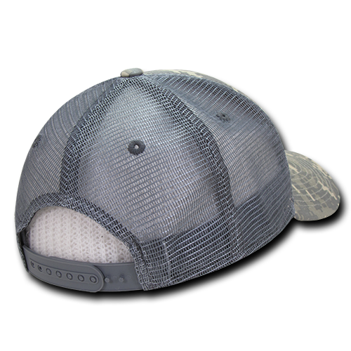 Decky 218 Structured Camo Trucker Cap - Acu