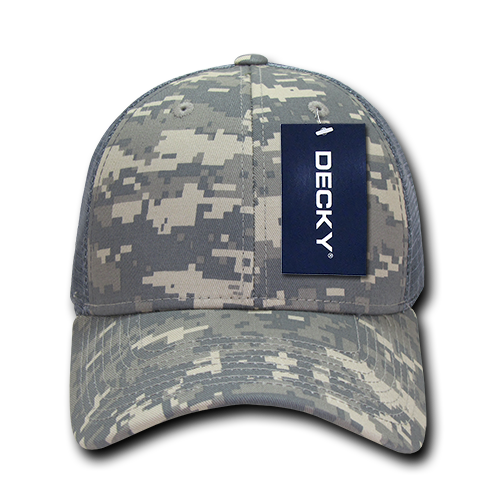 Decky 218 Structured Camo Trucker Cap - Acu
