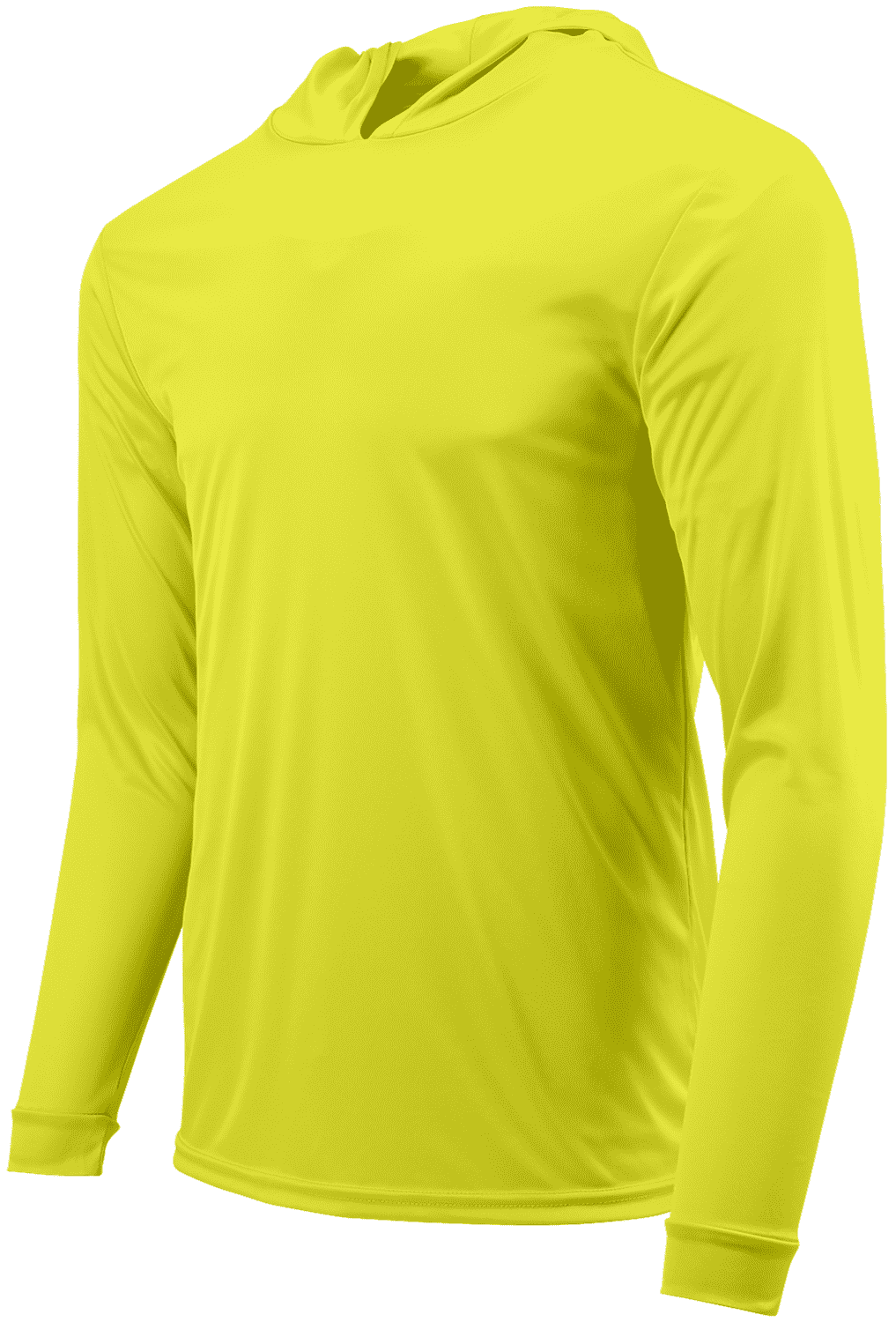 Paragon 220 Adult Long Sleeve Performance Hood - Safety Green - HIT a Double - 1