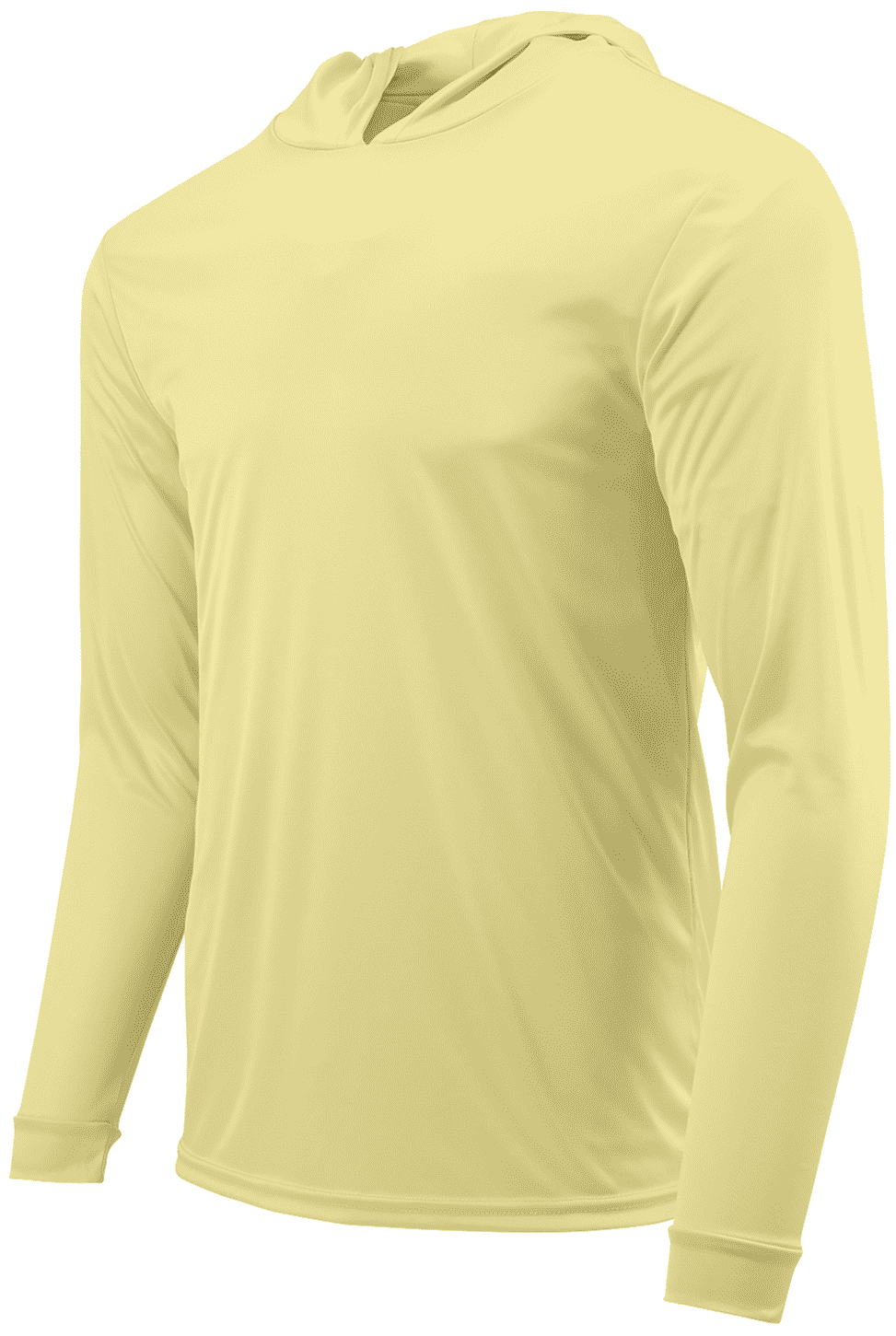 Paragon 220 Adult Long Sleeve Performance Hood - Pale Yellow - HIT a Double - 1