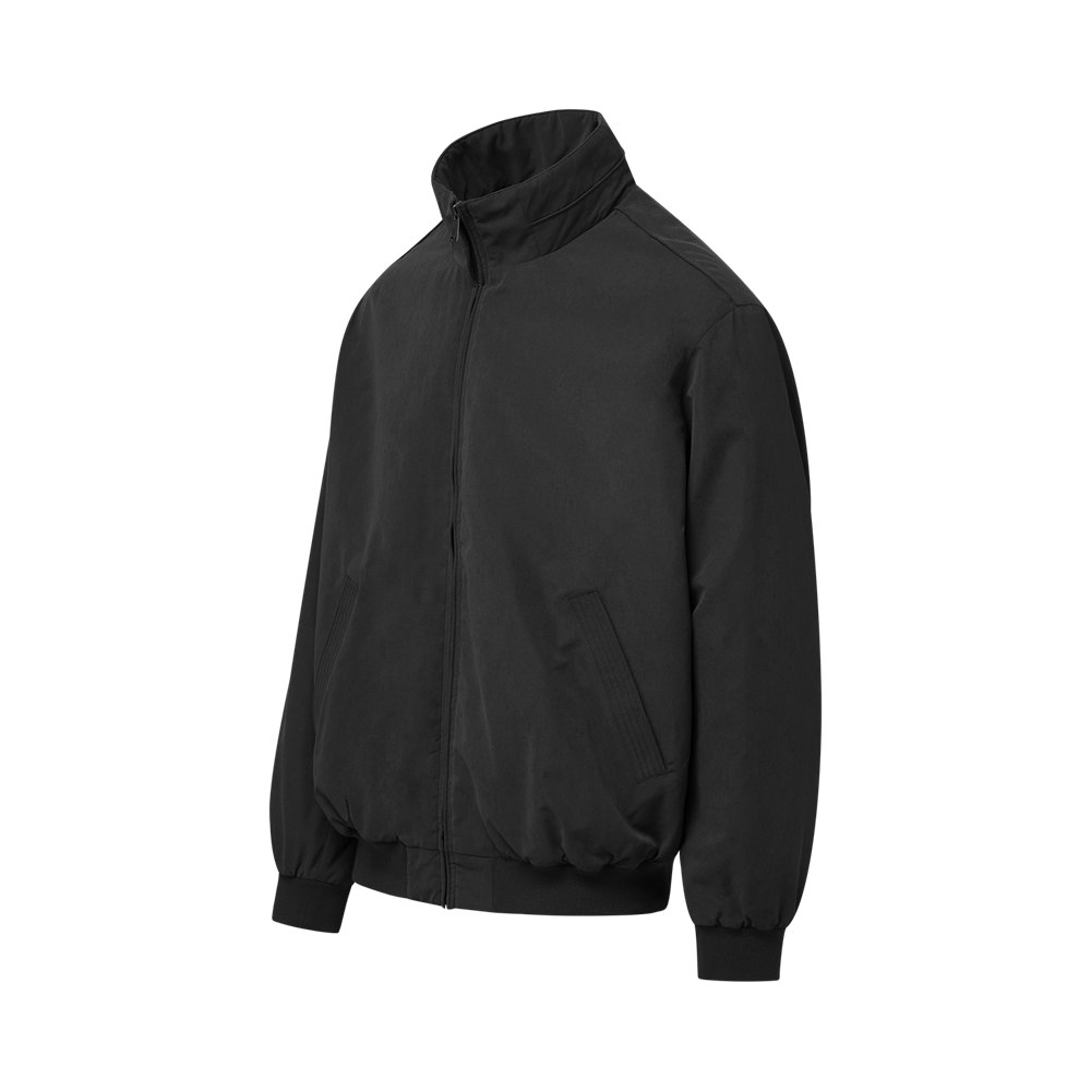 MV Sport 27712 Weatherproof Microfiber Fleece Lined Jacket - Black Front