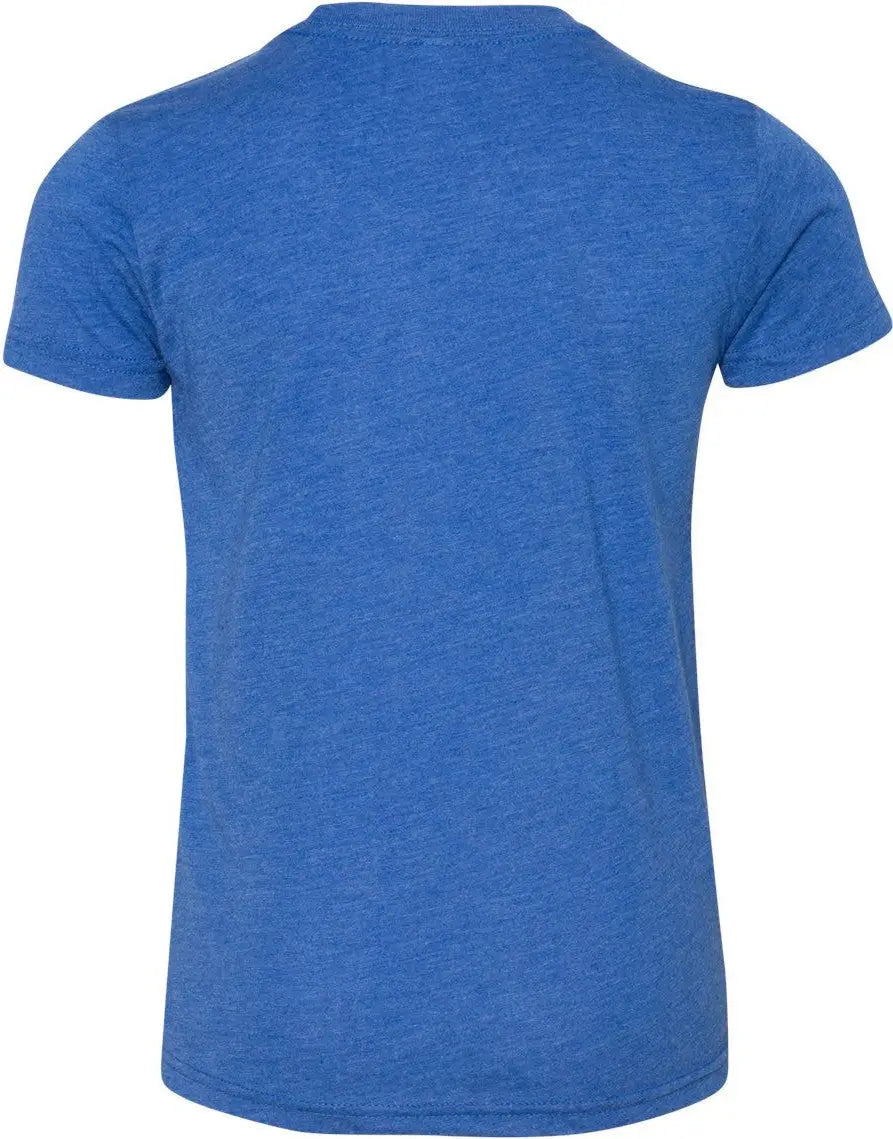 Bella + Canvas 3413y Youth Triblend Tee - True Royal - s