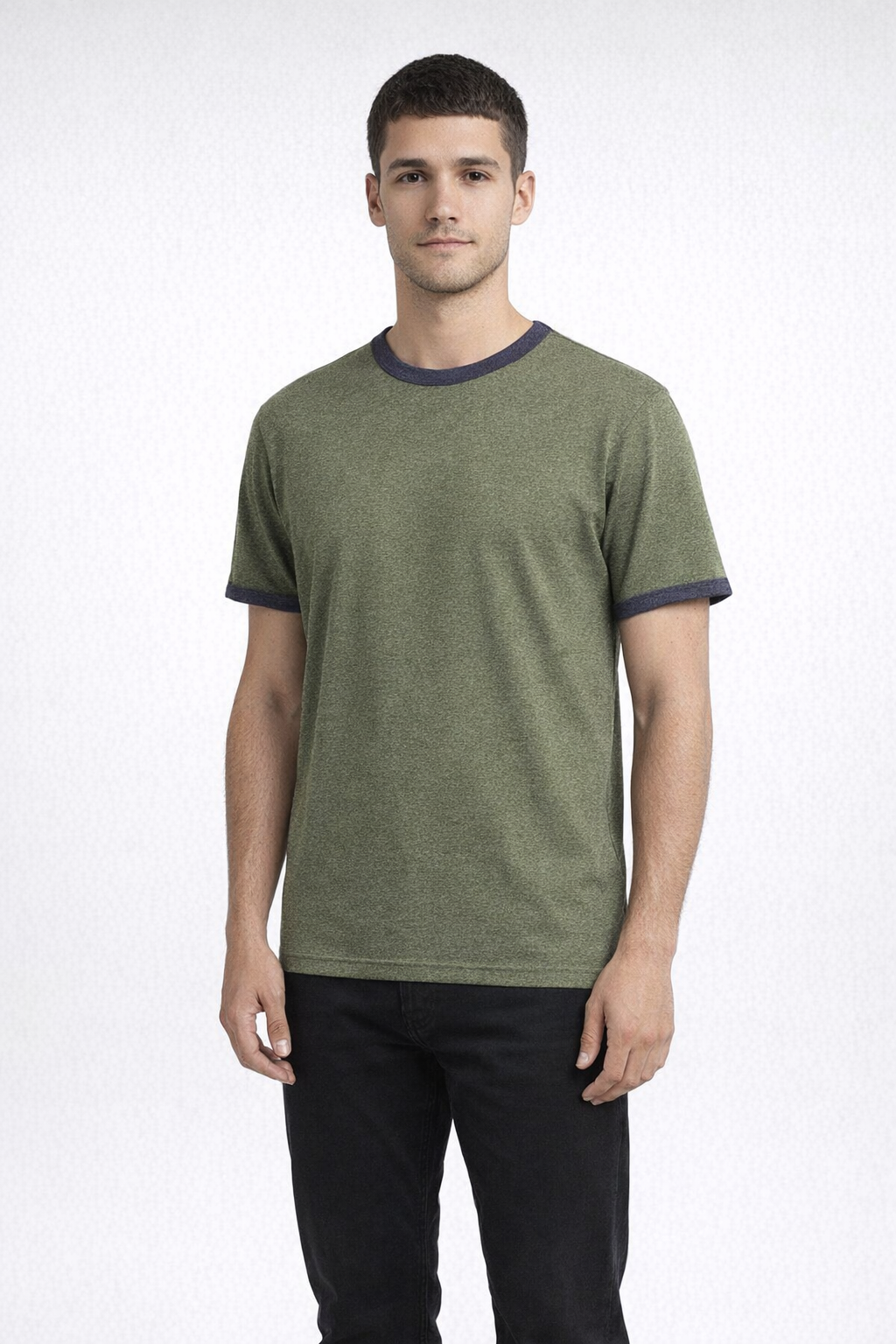 Vintage Olive RINGER TEE