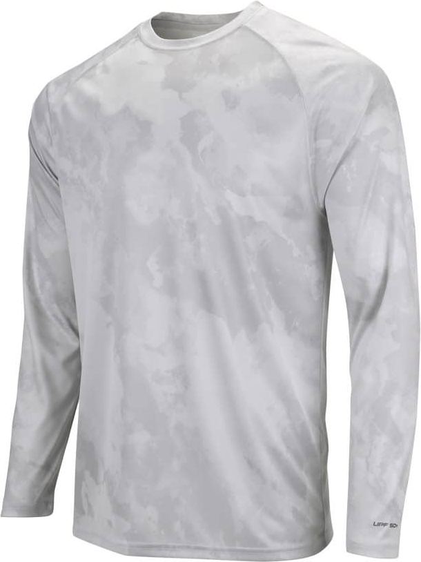Paragon 228 Cabo Long Sleeve Watermark Print Tee - Aluminum