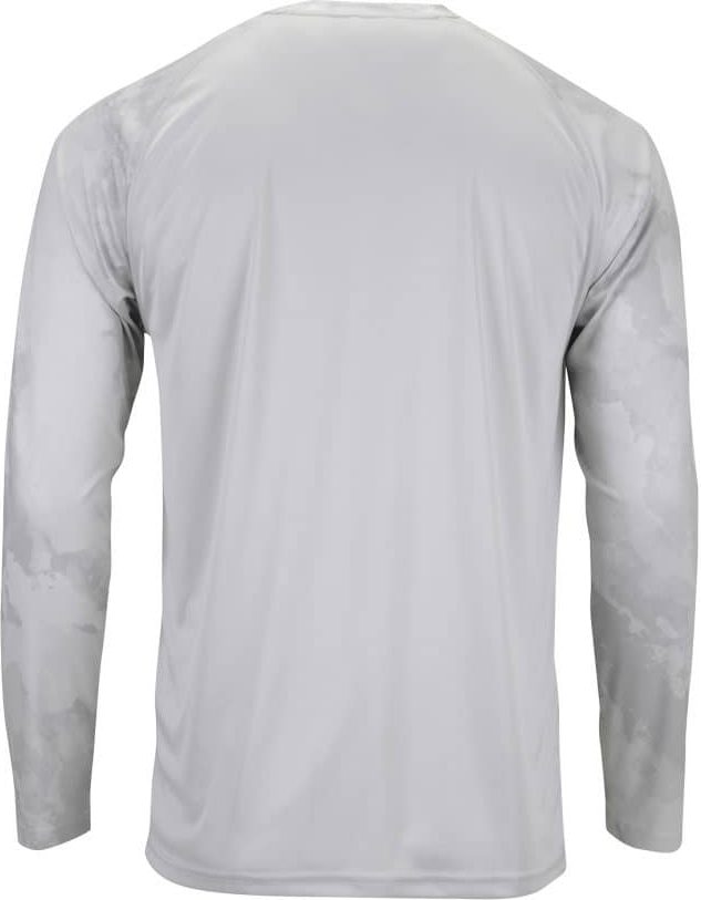 Paragon 228 Cabo Long Sleeve Watermark Print Tee - Aluminum