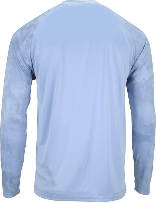 Paragon 228 Cabo Long Sleeve Watermark Print Tee - Blue Mist