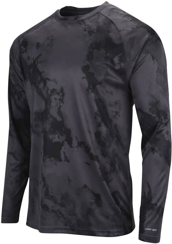 Paragon 228 Cabo Long Sleeve Watermark Print Tee - Graphite