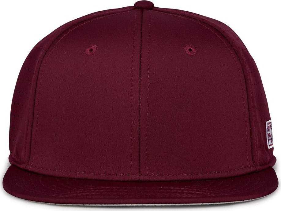 The Game GB998 Perforated GameChanger Cap - Dark Maroon - HIT a Double - 2