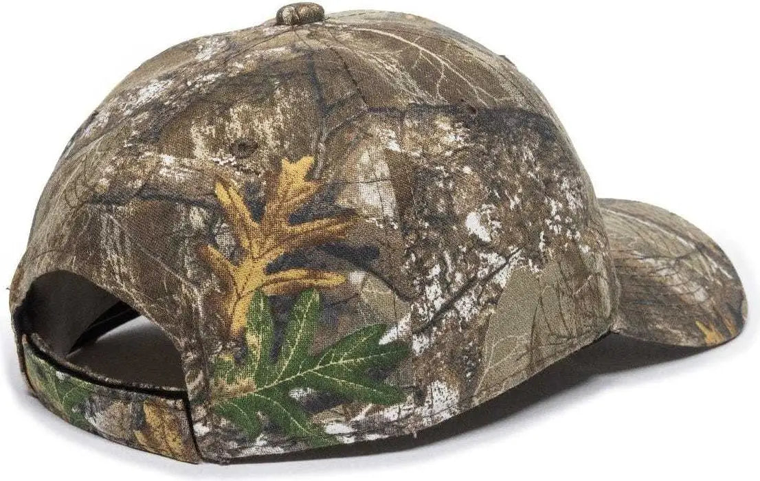 Oc Sports Usa-200 Adjustable Cap - Realtree Edge - 6 7/8’’ - 7 1/2’’
