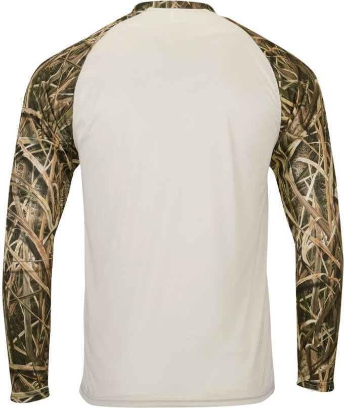 Paragon 236 Jackson Mossy Oak Sublimated Sleeve Tee - Sand Mossy Oak Shadow Grass