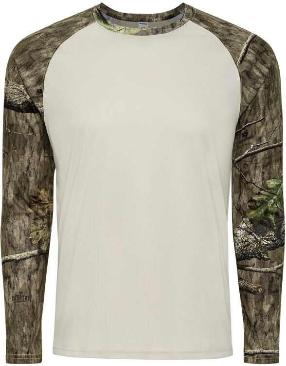 Paragon 236 Jackson Mossy Oak Sublimated Sleeve Tee - Sand Country Roots