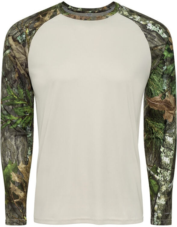 Paragon 236 Jackson Mossy Oak Sublimated Sleeve Tee - Sand Mossy Oak Obsession