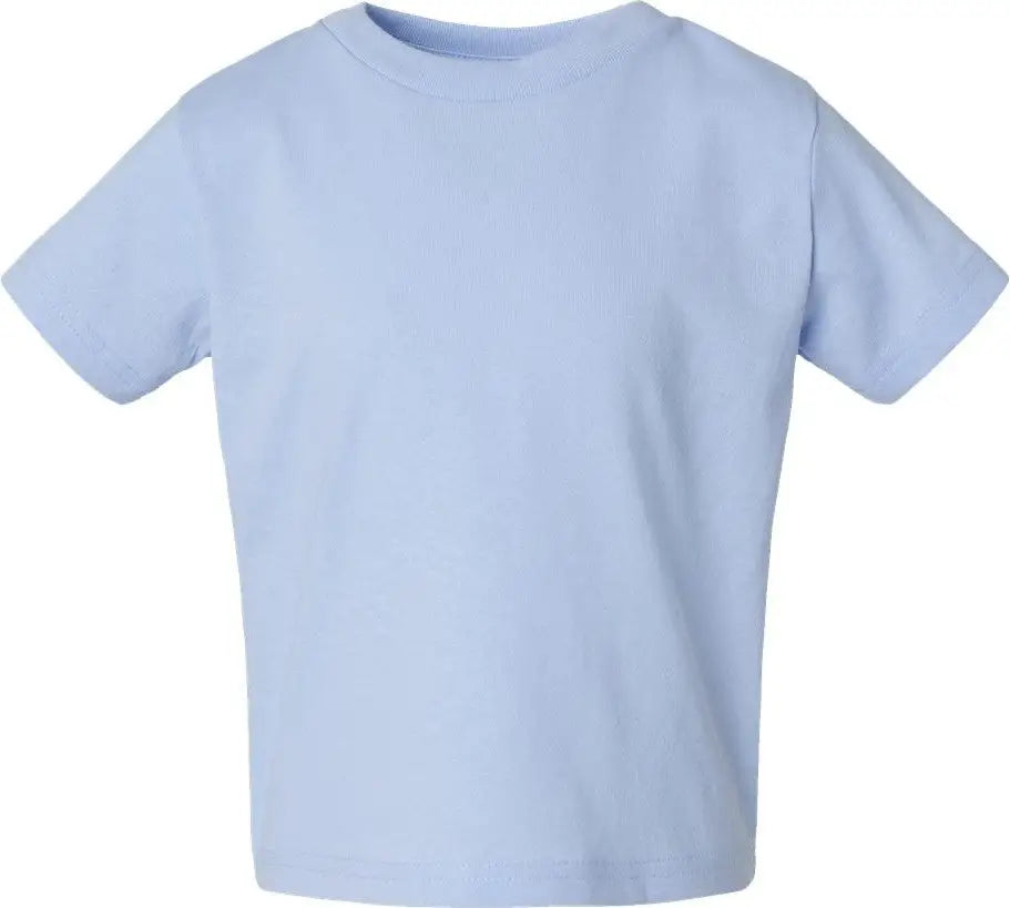 Rabbit Skins 3301j Juvy Youth Short Sleeve T-shirt - Light Blue - Ice / 5/6t