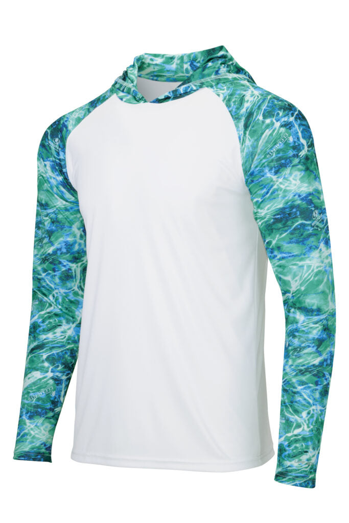 Paragon 241 Biloxi Sublimated Sleeve Hoodie - Seafoam