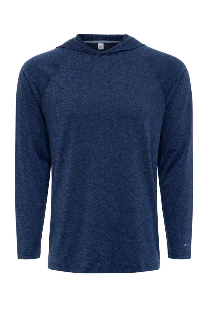Paragon 249 Highlands Long Sleeve Hooded Tee - Navy