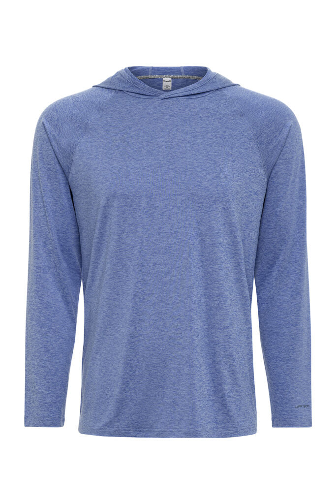 Paragon 249 Highlands Long Sleeve Hooded Tee - Peri Blue