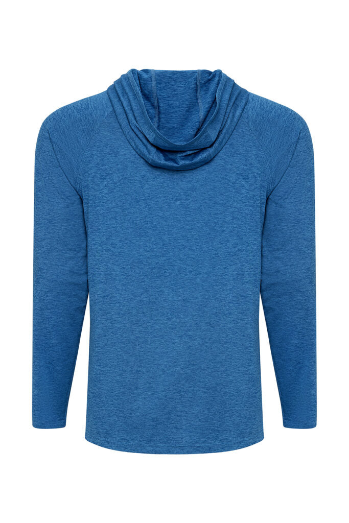 Paragon 249 Highlands Long Sleeve Hooded Tee - Sky Blue