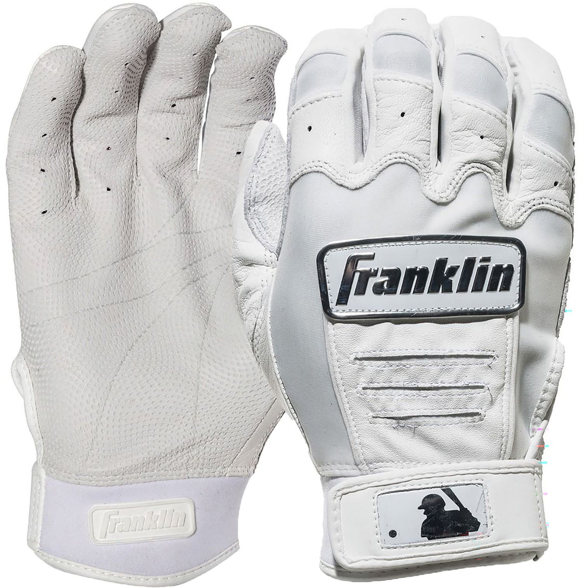 Franklin CFX Pro Youth Batting Gloves - Pearl White