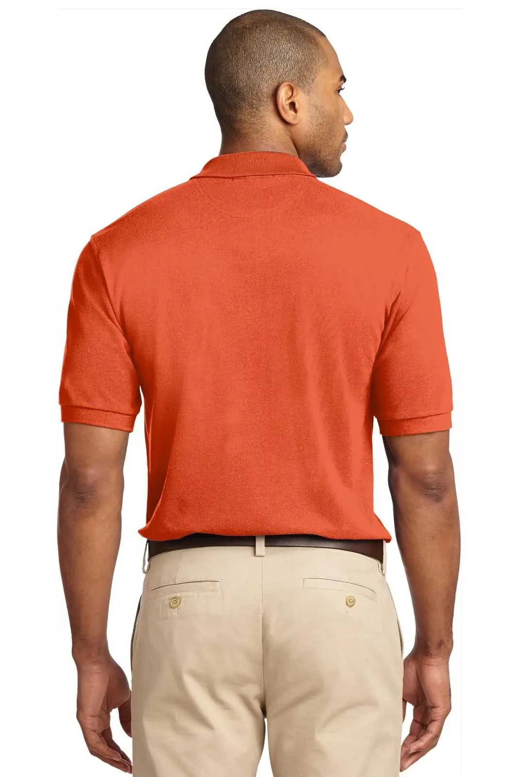 Port Authority K420 Heavyweight Cotton Pique Polo - Orange