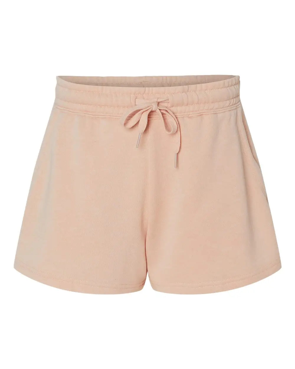 Independent Trading Co. Prm20srt Women’s Lightweight California Wave Wash Fleece Shorts - Blush - Xs