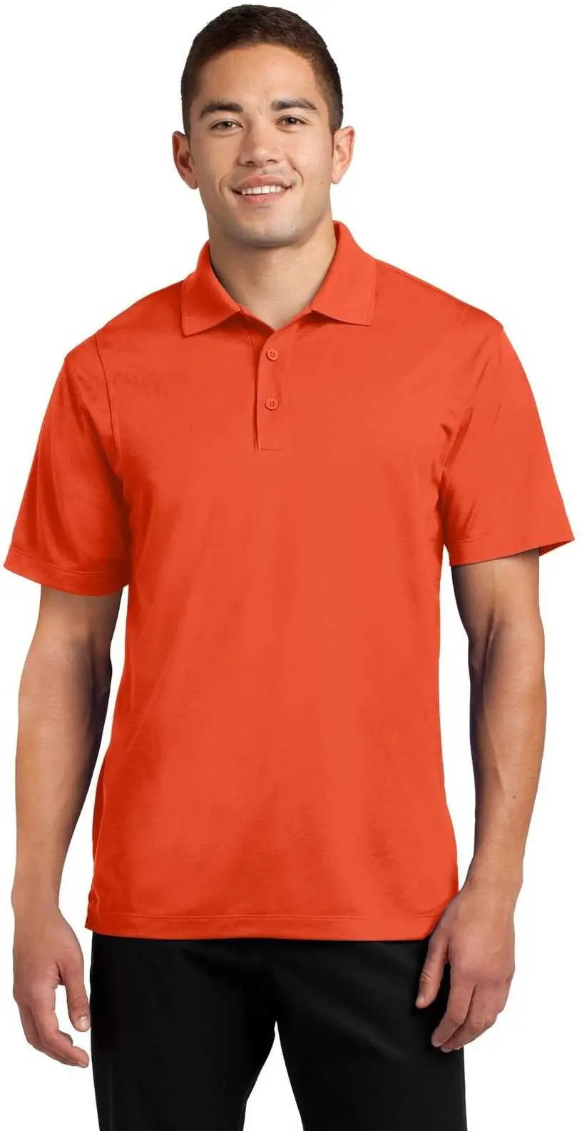 Sport-tek St650 Micropique Sport-wick Polo - Deep Orange