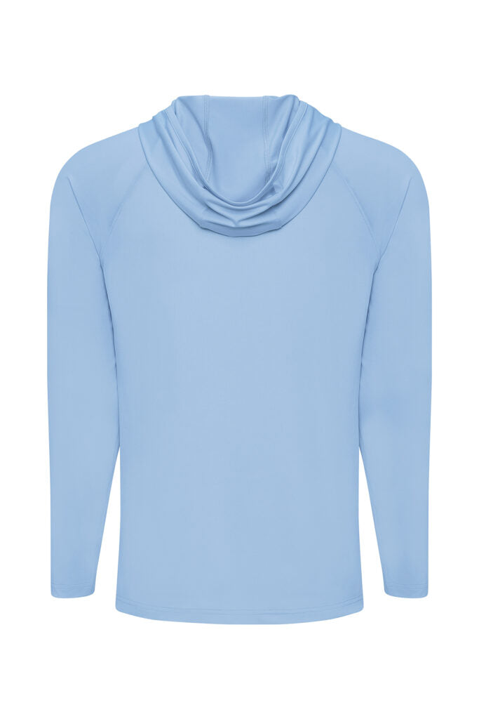 Paragon 254 Siesta Long Sleeve Hooded Tee - Blue Mist