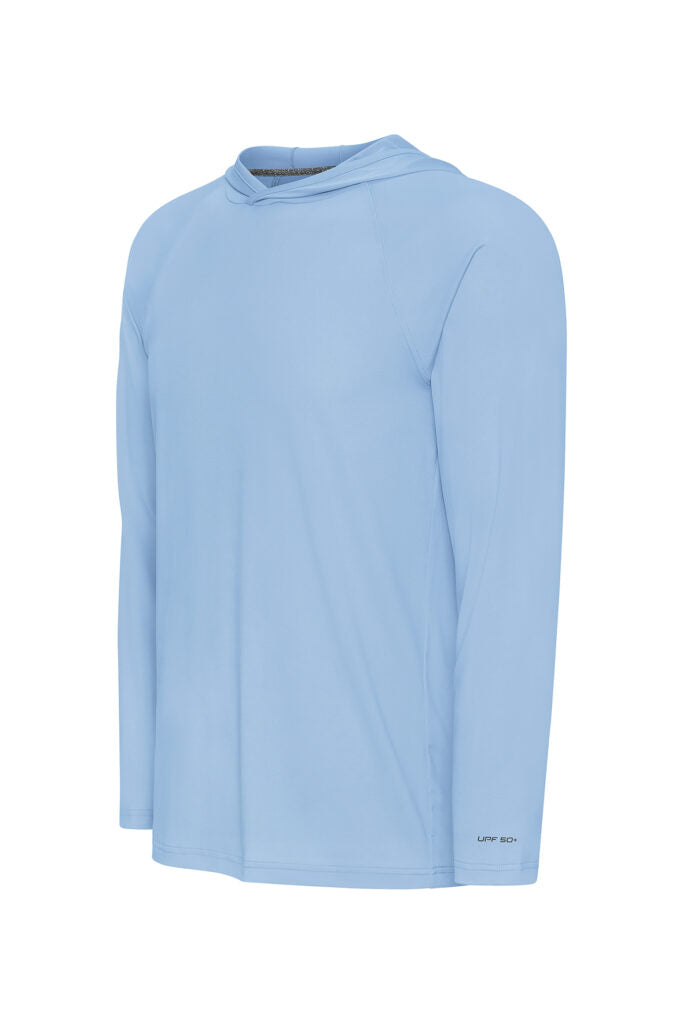 Paragon 254 Siesta Long Sleeve Hooded Tee - Blue Mist