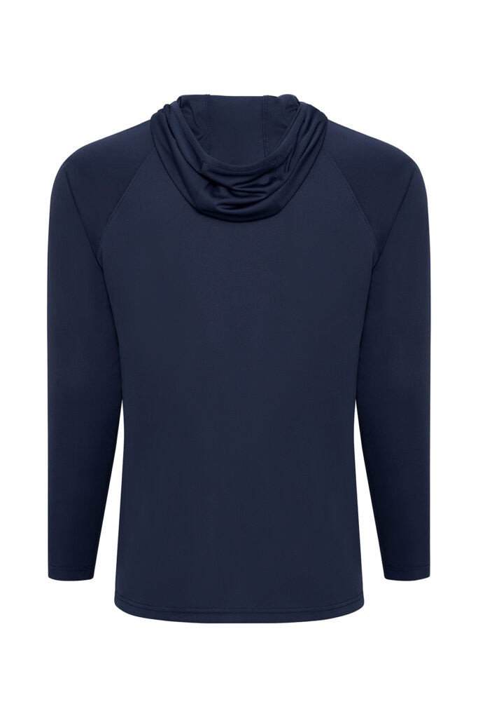 Paragon 254 Siesta Long Sleeve Hooded Tee - Navy