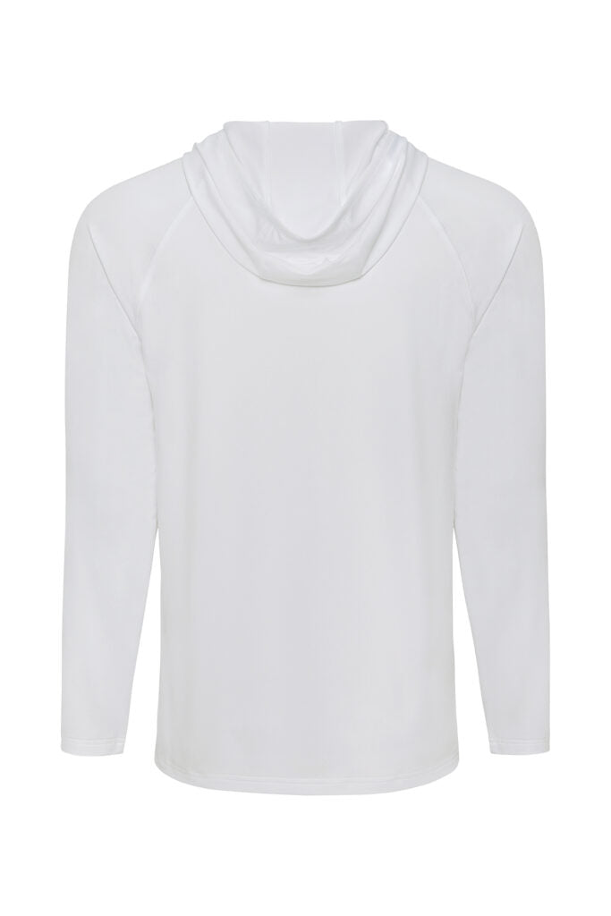 Paragon 254 Siesta Long Sleeve Hooded Tee - White