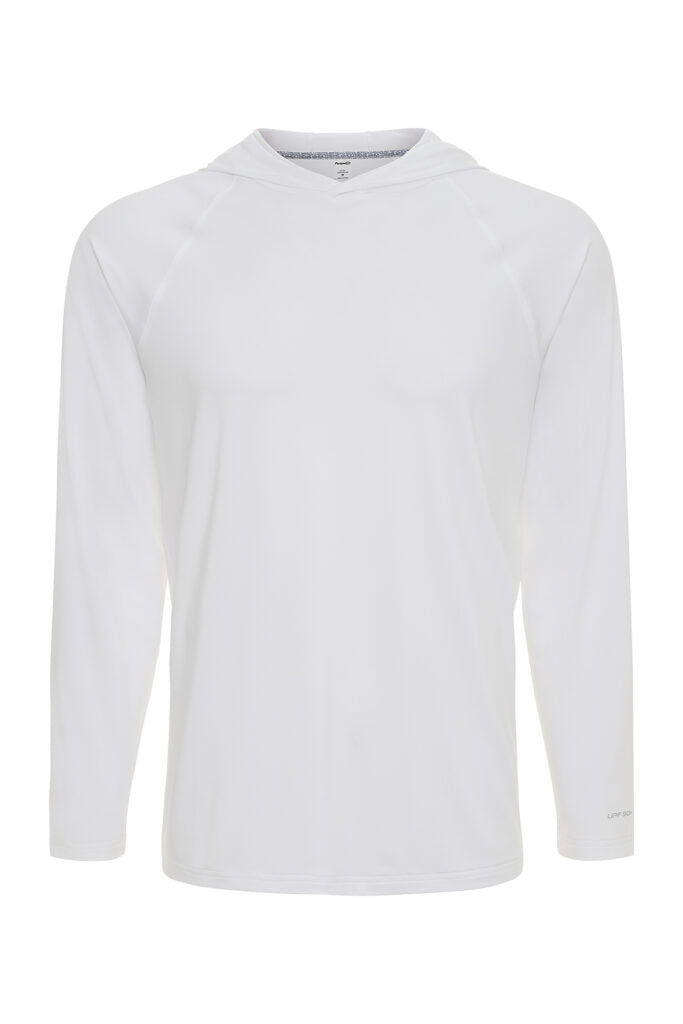 Paragon 254 Siesta Long Sleeve Hooded Tee - White