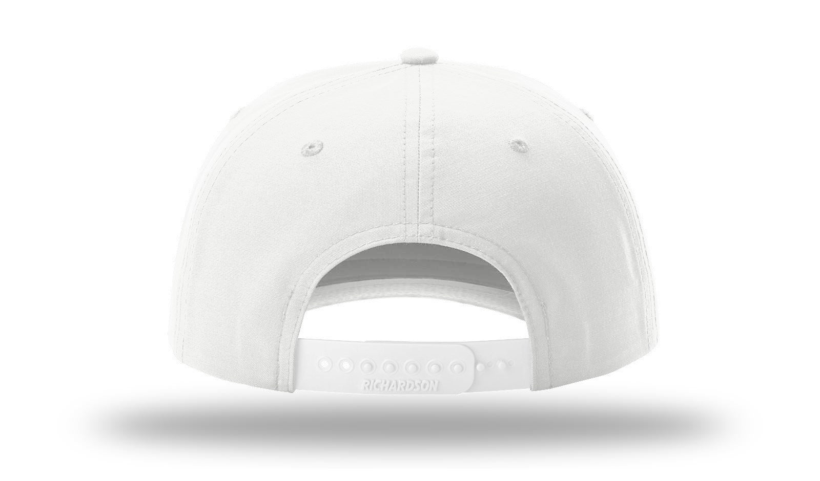 White Relaxed 6 Panel Snapback