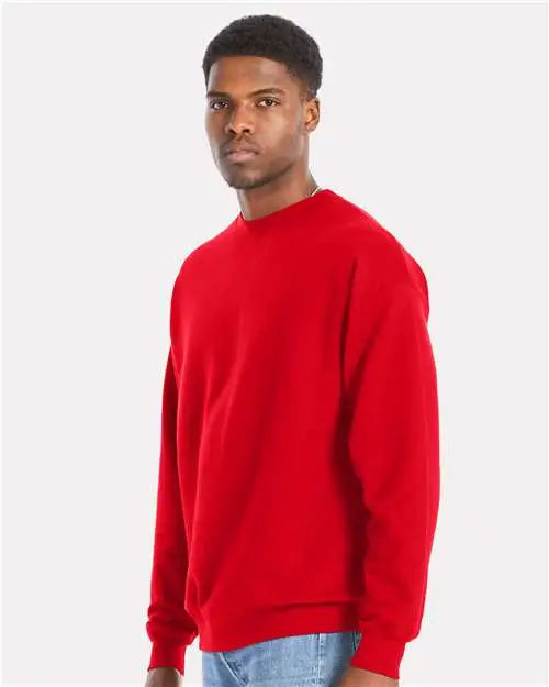 Hanes Rs160 Perfect Sweats Crewneck Sweatshirt - Athletic Red