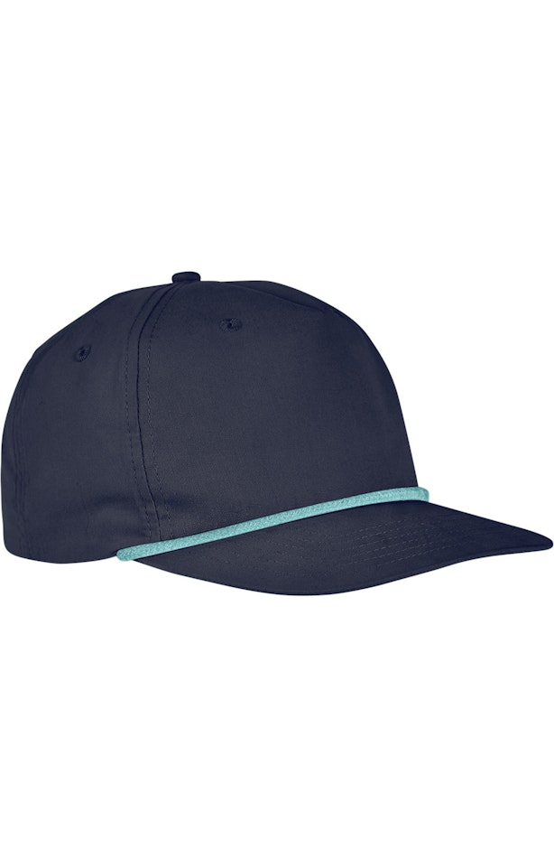 Big Accessories BA671 Golf Cap - Navy  Mint