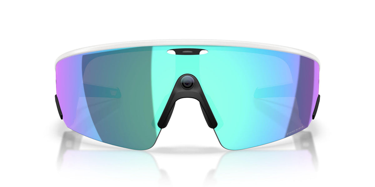 Oakley Meta Vanguard Sunglasses - White Prizm Sapphire - HIT a Doulbe - 1